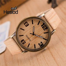 Load image into Gallery viewer, Hesiod 6 Style Simulation Wood Watch Men Watches Casual Leather Strap Mens Watches Relogio Masculino Wholesale