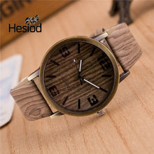 Load image into Gallery viewer, Hesiod 6 Style Simulation Wood Watch Men Watches Casual Leather Strap Mens Watches Relogio Masculino Wholesale