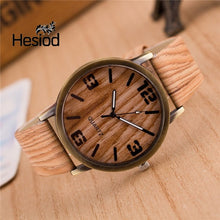 Load image into Gallery viewer, Hesiod 6 Style Simulation Wood Watch Men Watches Casual Leather Strap Mens Watches Relogio Masculino Wholesale