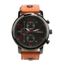 Load image into Gallery viewer, Men's Sports Quartz Watches Mens Watches Luxury Leather Wristwatches