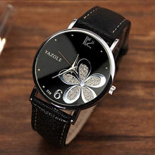 Load image into Gallery viewer, Womens Watches Flower Fashion Leather Analog Quartz Vogue Wrist Watch