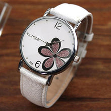 Load image into Gallery viewer, Womens Watches Flower Fashion Leather Analog Quartz Vogue Wrist Watch