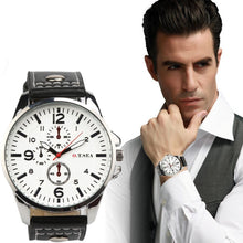 Load image into Gallery viewer, Men's Sports Quartz Watches Mens Watches Luxury Leather Wristwatches