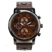 Load image into Gallery viewer, Men's Sports Quartz Watches Mens Watches Luxury Leather Wristwatches