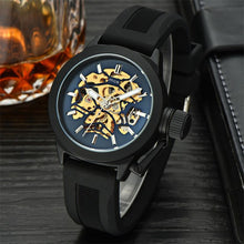 Load image into Gallery viewer, Mens Watches Top Brand Luxury Hollow Skeleton Automatic Watch Men Watch Clock relogio masculino drop shipping