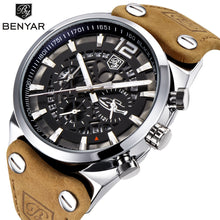Load image into Gallery viewer, BENYAR Mens Watches Top Luxury Chronograph Sport Mens Watches Fashion Brand Waterproof Military Watch Relogio Masculino BY-5112M