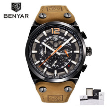 Load image into Gallery viewer, BENYAR Mens Watches Top Luxury Chronograph Sport Mens Watches Fashion Brand Waterproof Military Watch Relogio Masculino BY-5112M