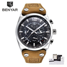 Load image into Gallery viewer, BENYAR Mens Watches Top Luxury Chronograph Sport Mens Watches Fashion Brand Waterproof Military Watch Relogio Masculino BY-5112M