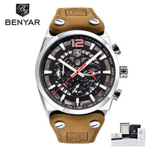 Load image into Gallery viewer, BENYAR Mens Watches Top Luxury Chronograph Sport Mens Watches Fashion Brand Waterproof Military Watch Relogio Masculino BY-5112M