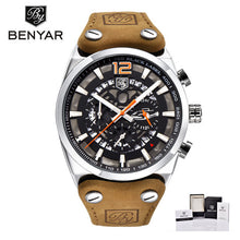 Load image into Gallery viewer, BENYAR Mens Watches Top Luxury Chronograph Sport Mens Watches Fashion Brand Waterproof Military Watch Relogio Masculino BY-5112M