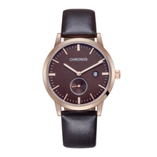 Load image into Gallery viewer, Fashion Casual Watch Men Watch Auto Date Men's Watch Leather Band Mens Watches