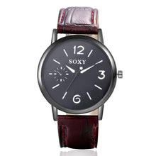 Load image into Gallery viewer, Male Watch Mens Watches Fashion Leather Straps Quartz Watch