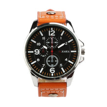 Load image into Gallery viewer, 2018 New Arrival mens watches top brand luxury Sports Quartz Watches Mens Watches Luxury Leather Wristwatches Fabulous Kol Saati