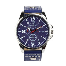 Load image into Gallery viewer, 2018 New Arrival mens watches top brand luxury Sports Quartz Watches Mens Watches Luxury Leather Wristwatches Fabulous Kol Saati