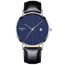Load image into Gallery viewer, NIBOSI Watch Men Minimalist Ultra Thin Mens Watches Top Brand Luxury Stainless Steel Watch Men Waterproof Steel Mens Watch 2018