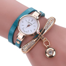 Load image into Gallery viewer, susenstone Women Leather Rhinestone Analog Quartz Wrist Watches Womens Watches Top Brand Luxury Reloj Mujer Women Watches