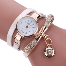 Load image into Gallery viewer, susenstone Women Leather Rhinestone Analog Quartz Wrist Watches Womens Watches Top Brand Luxury Reloj Mujer Women Watches