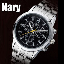Load image into Gallery viewer, New Nary Men Watch Mens Watches Quartz Stainless Steel Watch Men Business Casual Wrist Watch For Men relogio masculino esportivo