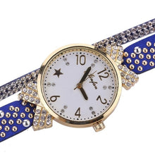 Load image into Gallery viewer, Fashion Leisure Womens Quartz Watch Crystal Diamond Wrist Watch Womens Watches Top Brand Luxury