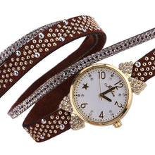Load image into Gallery viewer, Fashion Leisure Womens Quartz Watch Crystal Diamond Wrist Watch Womens Watches Top Brand Luxury