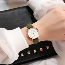 Load image into Gallery viewer, New 2018 Womens Watches Fashion Casual Womens Simple Style Quartz Leather Strap Wristwatch Ulzzang Women Watch