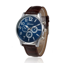 Load image into Gallery viewer, VICO High Quality Retro Design Leather Band Analog Alloy Quartz Wrist Watch mens watches top brand luxury mens watches skmei