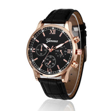 Load image into Gallery viewer, VICO High Quality Retro Design Leather Band Analog Alloy Quartz Wrist Watch mens watches top brand luxury mens watches skmei