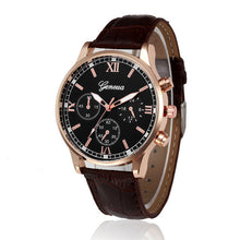 Load image into Gallery viewer, VICO High Quality Retro Design Leather Band Analog Alloy Quartz Wrist Watch mens watches top brand luxury mens watches skmei