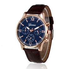 Load image into Gallery viewer, VICO High Quality Retro Design Leather Band Analog Alloy Quartz Wrist Watch mens watches top brand luxury mens watches skmei