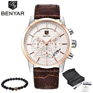 BENYAR Waterproof Mens Watches Top Brand Luxury 2017 Men's Watches Quartz-watch Wrist Watches For Men