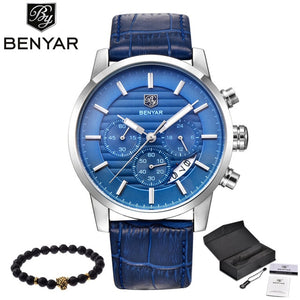 BENYAR Waterproof Mens Watches Top Brand Luxury 2017 Men's Watches Quartz-watch Wrist Watches For Men