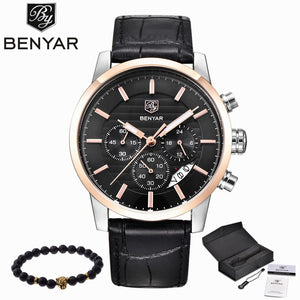 BENYAR Waterproof Mens Watches Top Brand Luxury 2017 Men's Watches Quartz-watch Wrist Watches For Men
