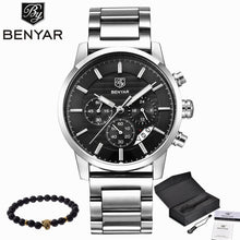 Load image into Gallery viewer, BENYAR Waterproof Mens Watches Top Brand Luxury 2017 Men&#39;s Watches Quartz-watch Wrist Watches For Men