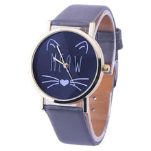 Load image into Gallery viewer, 2017 New Watch Women Cat Pattern Womens Watches Quartz Wristwatches Female Quartz-watch Relogio Feminino 10 Colors