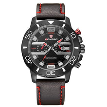 Load image into Gallery viewer, LONGBO Brand Sport Business Men&#39;s Watch with Leather straps Quartz Movement Water Resist Mens Watches Mens Watches Top Brand