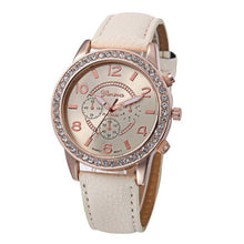Load image into Gallery viewer, Fashion Watch Women 2017 Crystal Geneva Womens Watches PU Leather Strap Clock Quartz-Watch Ladies Relogio Feminino