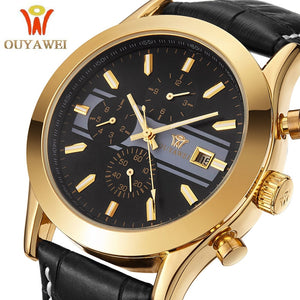 Mens Watches Top Brand Luxury  Men  Wrist watch  Business Mechanical watches Ouyawei Brand  Clock xfcs