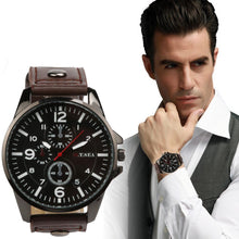 Load image into Gallery viewer, Men&#39;s Sports Quartz Watches Mens Watches Luxury Leather Wristwatches