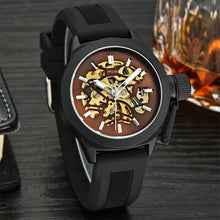 Load image into Gallery viewer, Mens Watches Top Brand Luxury Hollow Skeleton Automatic Watch Men Watch Clock relogio masculino drop shipping