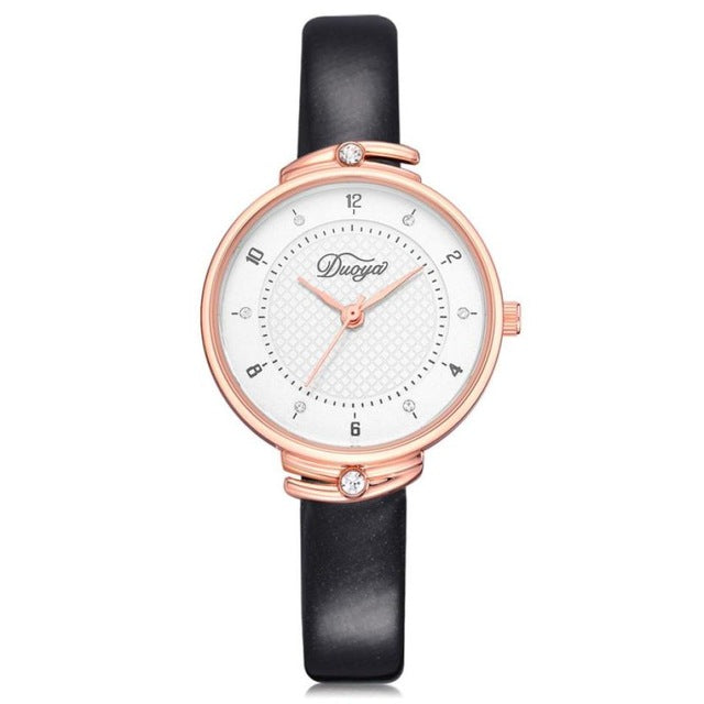 2018 Selling fashion watches Popular Womens Watches  Fashion Women Chic Elegant Artificial Diamond Colorful Rounded Analog Watch
