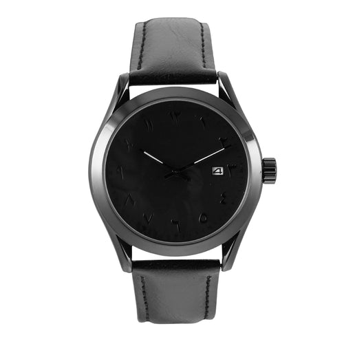 Mens Watches Top Brand Luxury Mens Watches  Leather Band Arabic Numerals Montres Homme
