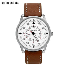 Load image into Gallery viewer, Mens Watches Top Brand Luxury Sport Watch Men Watch Leather Men&#39;s Watch