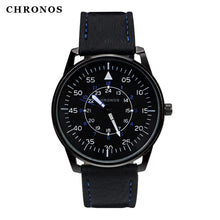 Load image into Gallery viewer, Mens Watches Top Brand Luxury Sport Watch Men Watch Leather Men&#39;s Watch