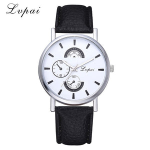 mens watches top brand luxury Casual Quartz Leather Band Business Watch Analog Sports Wrist Watch zegarek meski mens watches