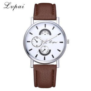 mens watches top brand luxury Casual Quartz Leather Band Business Watch Analog Sports Wrist Watch zegarek meski mens watches