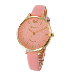 Popular Womens Watches Women's Watch 1PC Women Metal Strap Watch Men's Fashion leather Watch drop shipping jun12