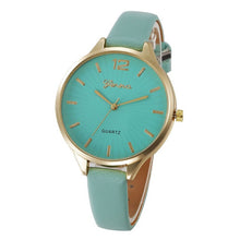 Load image into Gallery viewer, Popular Womens Watches Women&#39;s Watch 1PC Women Metal Strap Watch Men&#39;s Fashion leather Watch drop shipping jun12