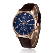 Load image into Gallery viewer, High Quality Retro Design Leather Band Analog Alloy Quartz Wrist Watch mens watches top brand luxury mens watches