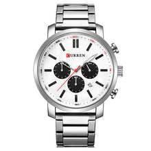 Load image into Gallery viewer, Curren Watch Fashion Mens Watches Blue Gold Military Army Stainless Steel Quartz Mens Watches Top Brand Luxury Men Watch Luxury