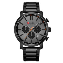 Load image into Gallery viewer, Curren Watch Fashion Mens Watches Blue Gold Military Army Stainless Steel Quartz Mens Watches Top Brand Luxury Men Watch Luxury